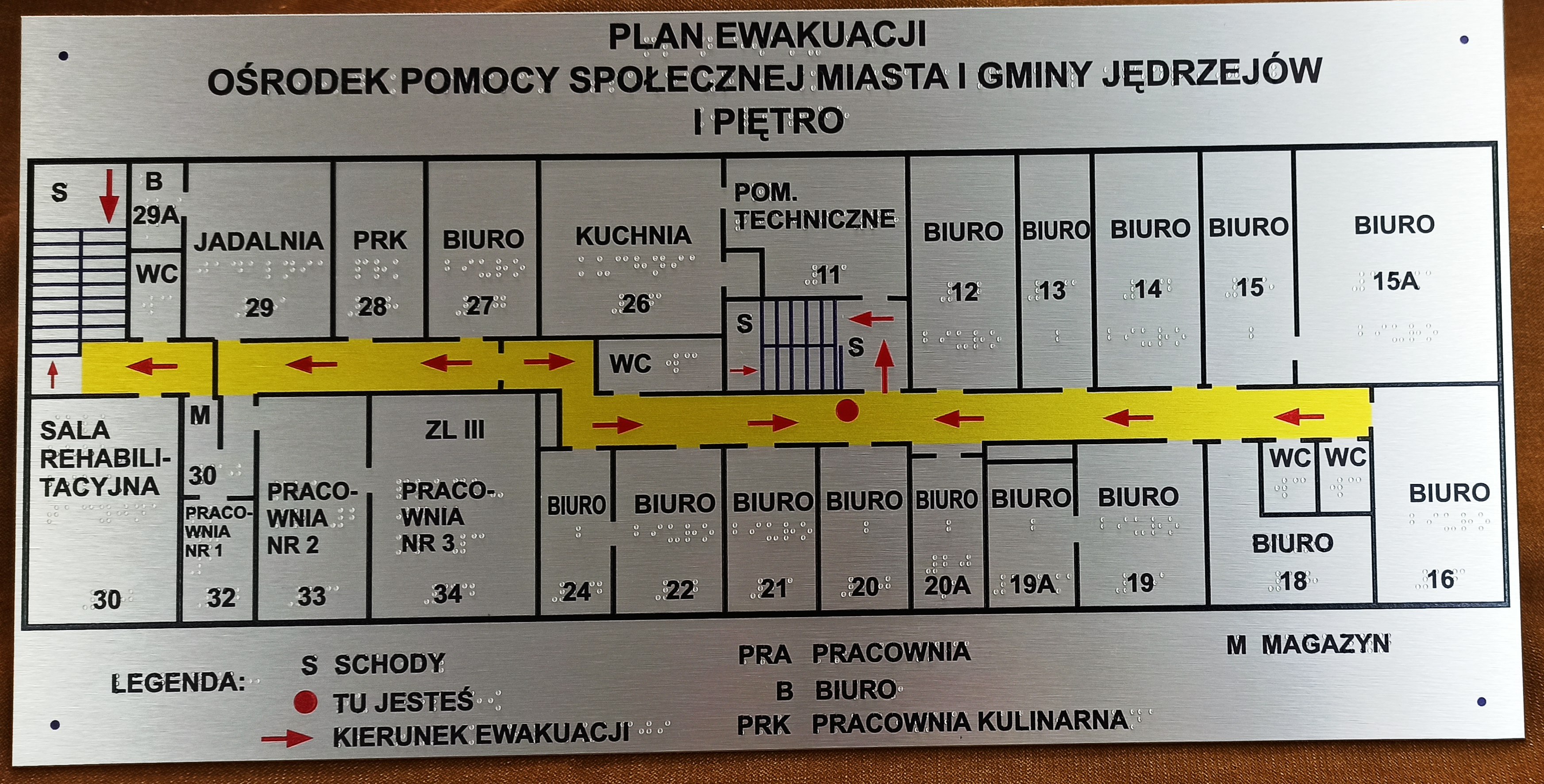 domy pomocy plany ewakuacji